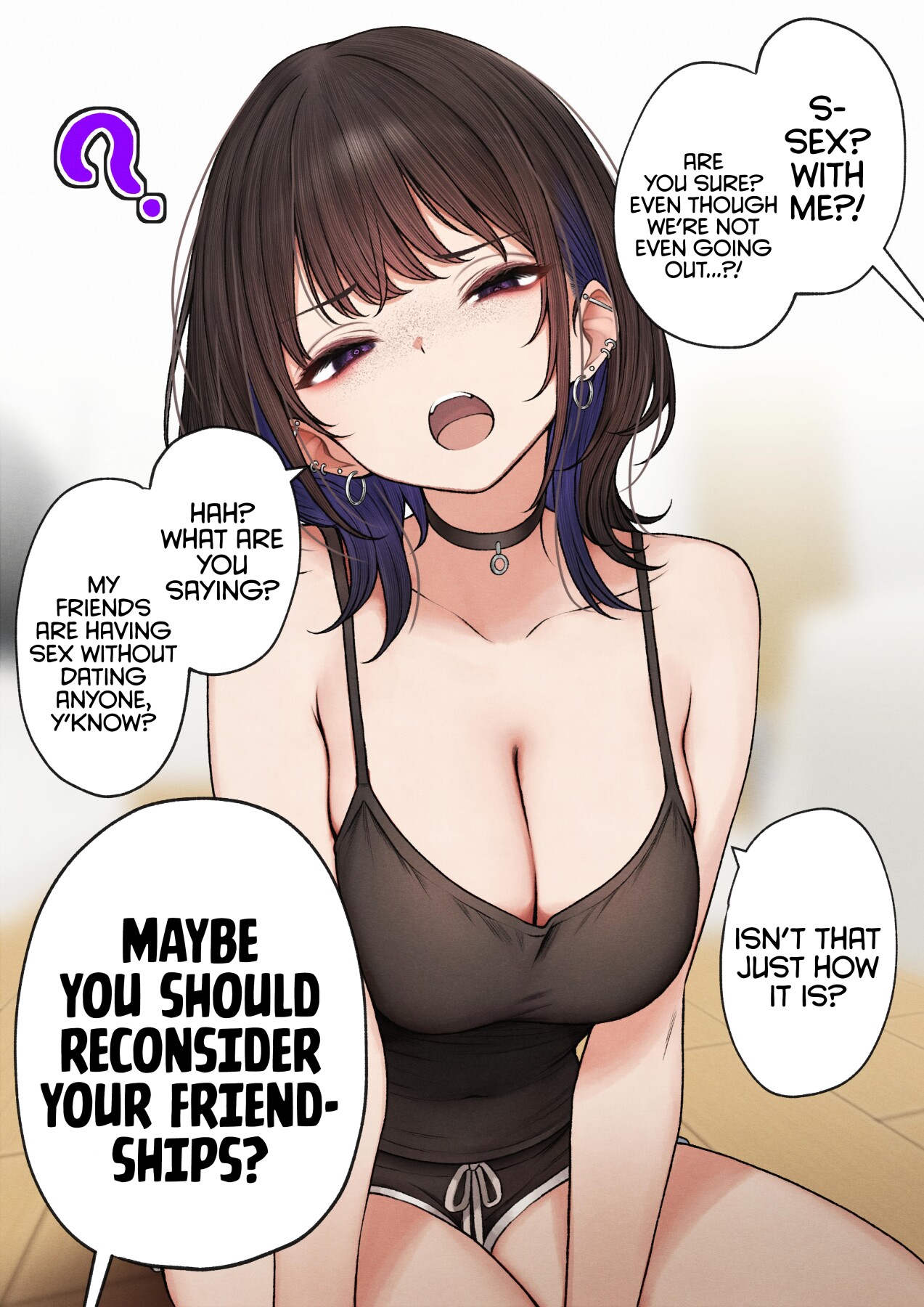 Hentai Manga Comic-The story of how my bedroom became my gyaru childhood friend's fuck-room-Read-13